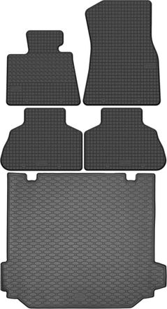 OEM Bmw X5 G05 Suv De 2018 - Juego De Alfombrillas De Goma Para Coche + Alfombrilla Para Maletero