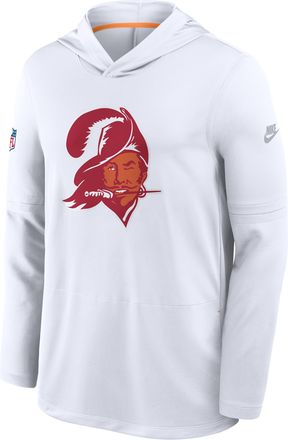 Nike Tampa Bay Buccaneers Alt Nike Mens Dri-FIT NFL Long-Sleeve Hooded Top in White | 03B901T8Q8B-HHY