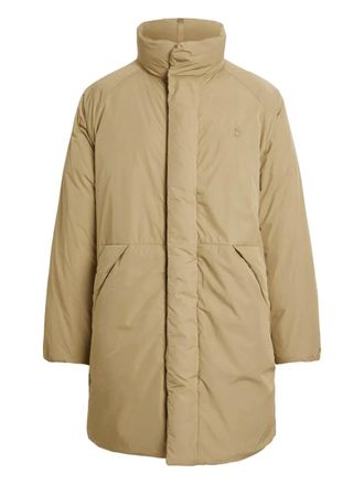 Polo Ralph Lauren funnel-neck coat - men - Recycled Polyester - L - Neutrals