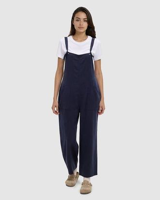 tentree Sequoia Jumpsuit in Midnight Blue at Nordstrom, Size X-Large