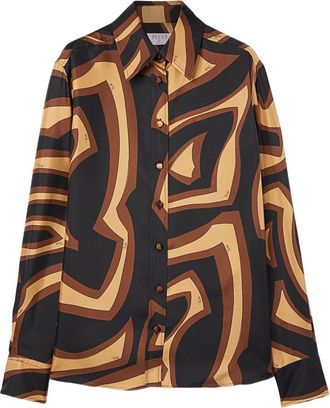 Pucci Labirinto-print Silk Shirt