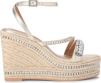 Carvela Womens Lusso Wedge Heels - Gold - Size UK 6