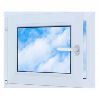 OEM Ventana De Pvc Blanca 60x50 Izquierda Nueva 600x500 Mm Oscilobatiente Ru Doble Acristalamiento