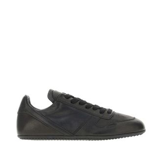 Rick Owens Minimal nappa leather sneakers Man 39