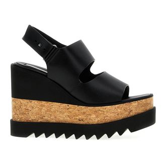 Stella McCartney Schoenen, Dames, Zwart, 35 EU, Sneak-Elyse Sandalen