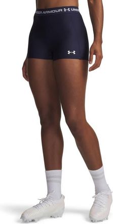 Under Armour HeatGear Shorty 3-Inch Shorts in Midnight Navy //White at Nordstrom, Size Xx-Large