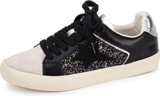 Yellow Box Womens Chapman Lace-Up Sneaker In Black