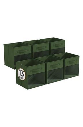 Sorbus 6-Pack Collapsible Storage Cube in Dark Green at Nordstrom Rack