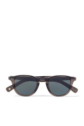 Garrett Leight Hampton X Round-Frame Acetate Sunglasses