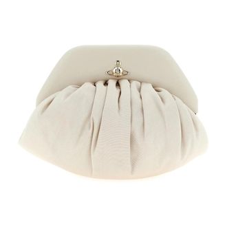 Vivienne Westwood Clutches, female, Beige, Size: ONE SIZE Brooke Clutch
