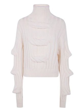 MRZ 3D Braid High Neck Sweater