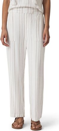 Splendid Layla Stripe Pants in White/fawn at Nordstrom, Size Large