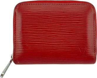 Louis Vuitton Epi Red Color Leather Coin Purse/Coin Case (Pre-Owned)