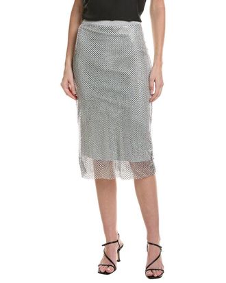 BA&SH Meshy Mid-Length Skirt