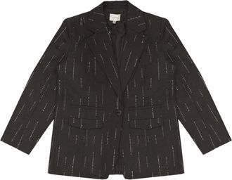 Gestuz Jassen, Dames, Grijs, M, Leer, GZadira Blazer