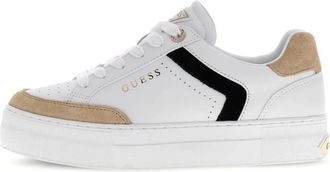 Guess Schoenen, Dames, Wit, 38 EU, Leer, Gilax 2 Sneakers