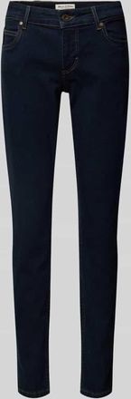 Marc O'Polo Skinny Fit Jeans mit Label-Details in Jeansblau, Größe 25/32