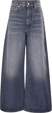 Sportmax Sportmax Spdangri oversized jeans met lage taille