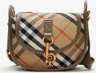 Burberry Mini B Clip Messenger Bag