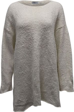 Marques Almeida Marques Almeida Oversized Sweater in Cream Linen