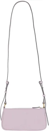 Pinko Womens Mini Baguette Leather Bag Pink Shoulder