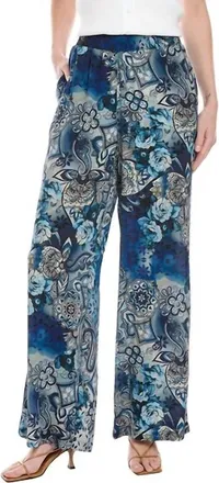 Johnny Was Smocked Waist Pant In Isobel