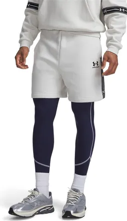Under Armour Icon Fleece Shorts in Summit White/black at Nordstrom, Size Xxx-Large
