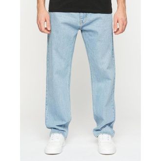 Crosshatch Heren Tillman Stone Wash Baggy Jeans (Lichte wasbeurt)