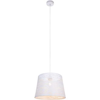 Globo Lighting L&aacute;mpara Colgante - Becca - Blanco - Metal - &Oslash; 35cm - E27 - Globo