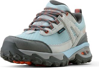 Ariat Womens Traverse Low Waterproof Hiking Shoe in Blue Breeze, B Medium Width, Size 5.5, by Ariat