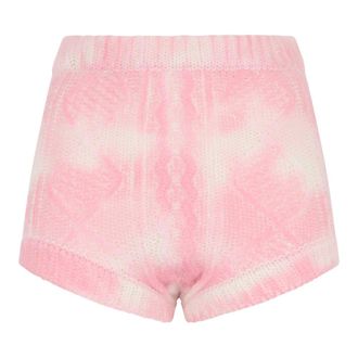 Red Valentino Short Shorts, female, Pink, Size: XS Mesh Shorts