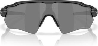Oakley 131mm Prizm Polarized Rectangular Sunglasses in Matte Black/Prizm Black at Nordstrom