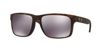 Oakley Mens Holbrook 9102F4 Sunglasses, Matte Brown Tortoise/Prizmblack, 55