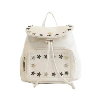 Jimmy Choo London Pre-owned Backpacks, female, White, Size: ONE SIZE Pre-owned Leather Backpack