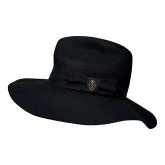 Emilio Pucci Pre-owned Accessories, female, Black, Size: ONE SIZE Pre-owned Wool Hat