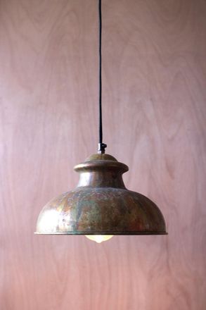 Kalalou Antique Rustic Pendant Light