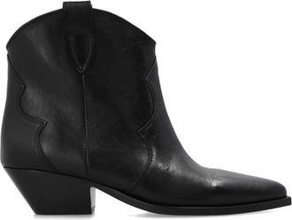 Isabel Marant Isabel Marant, Cowboy Boots, female, Black, Size: 6 US Dewina Heeled Ankle Boots
