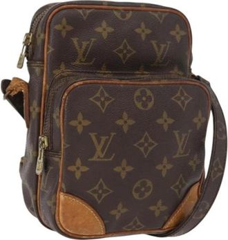 Louis Vuitton Pre-owned Vintage Cross Body Bag - Dames - Vintage Schoudertas - Bruin - ONE Size - Vintage