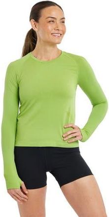 Oiselle Float Long-Sleeve Shirt - Womens in Limelight at Nordstrom, Size X-Small