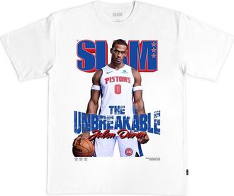 Slam Unisex Jalen Duren White Detroit Pistons SLAM Cover T-Shirt at Nordstrom, Size Large