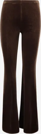 F.it stretch fluwelen broek met uitlopende pijpen