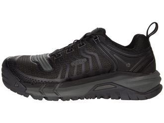 Keen Mens Kansas City Low Kbf Composite Toe Athletic Work Shoes, Black Gunmetal, 7.5 UK