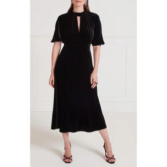 Temperley London Eliana Dress in Black at Nordstrom, Size 14