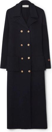 Busnel Capri Coat - Dames - Mantel - Blauw - S - Wol - Jassen