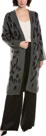 Vince Camuto Animal Print Long Cardigan