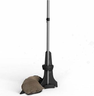 Baser Base Para Parasol De Balc&oacute;n Marr&oacute;n Oscuro - 25 Kg - De &Oslash;20 A 40 Mm Baser