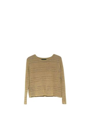Rag & Bone Golden Embroidered Knit Top Size S