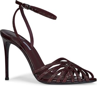 Le Silla Womens Sandals Cherry Embrace Bordeaux Goatskin