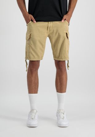 Alpha Industries Shorts ALPHA INDUSTRIES Stream Short, Herren, Gr. 29, Normalgr&ouml;ssen, beige (sand), Obermaterial: 100% Baumwolle, Hosen Shorts