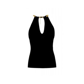 Elisabetta Franchi Mujer, Camisetas, Negro, Talla: L